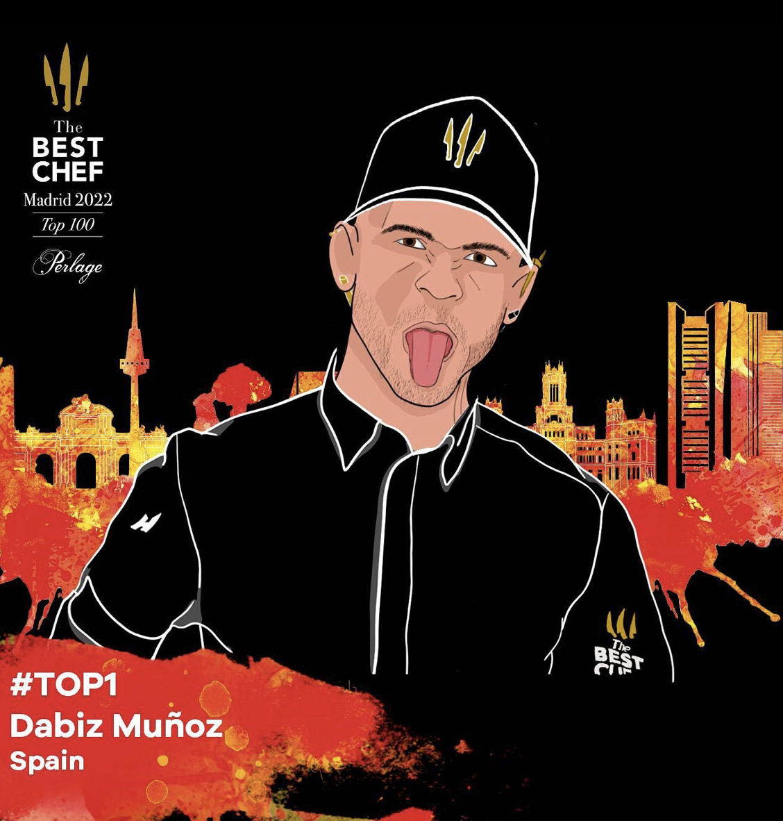 Nuevamente el chef madrileño Daviz Muñoz gana en los premios The Best Chef Awards 2022